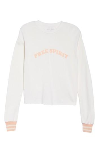 Women's Spiritual Gangster Free Spirit Crop Sweatshirt
