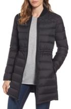 Women's Michael Michael Kors Packable Knit Trim Anorak - Black