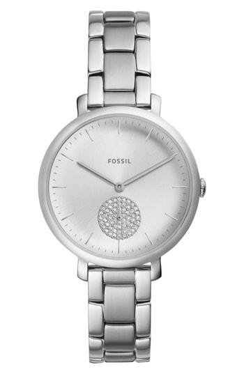 Women's Fossil Jacqueline Glitz Bracelet Watch, 36mm