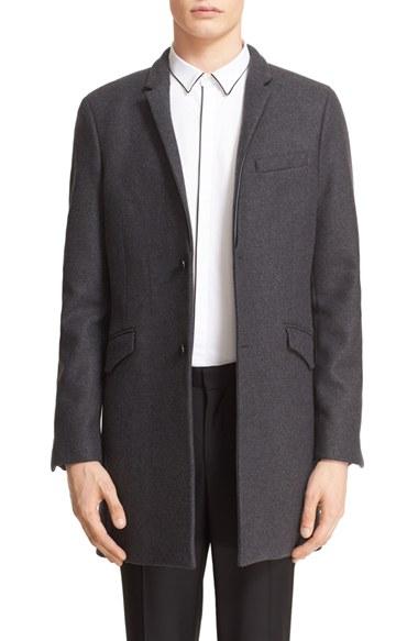 Men's The Kooples Wool Blend Coat