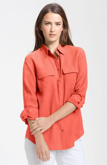 Nexx Silk Shirt Hibiscus Small