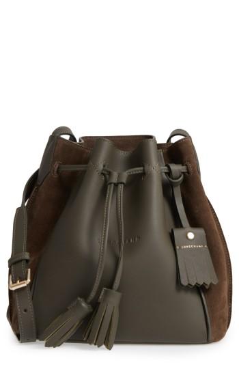 Longchamp Small Penelope Leather Tote - Green