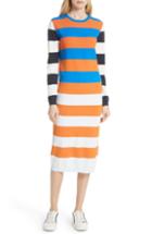 Women's Red Valentino Point D'esprit Ruffle Trim Dress Us / 46 It - Beige