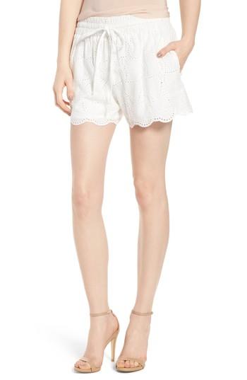 Women's Bishop + Young Eyelet Shorts - White