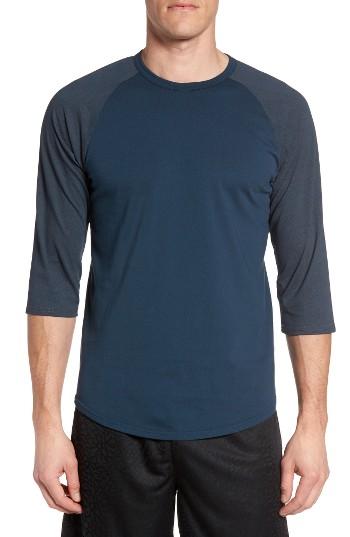 Men's Nike 23 Elephant Print Baseball T-shirt - Blue