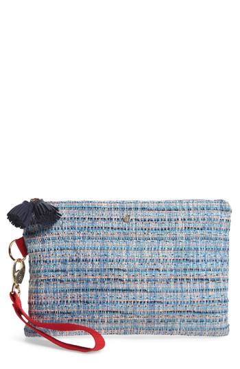 Tommy Bahama Mylos Woven Clutch - Blue
