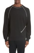 Men's Dries Van Noten Western Piped Sweatshirt - Black