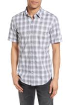 Men's Boss Robbie Sharp Fit Large Check Sport Shirt