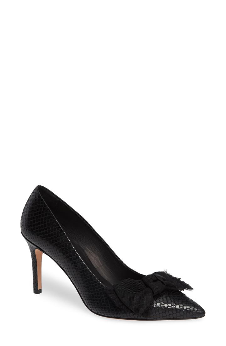 Women's Veronica Beard Rita Pump Us / 41eu - Black
