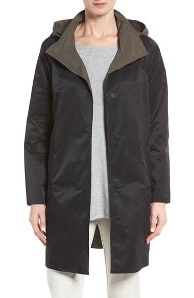 Women's Eileen Fisher Reversible Organic Cotton & Nylon Jacket