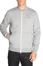 Men's Lacoste Banana Collar Zip Jacket - Grey