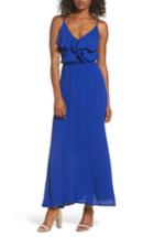 Women's Fraiche By J Blouson Maxi Dress - Blue