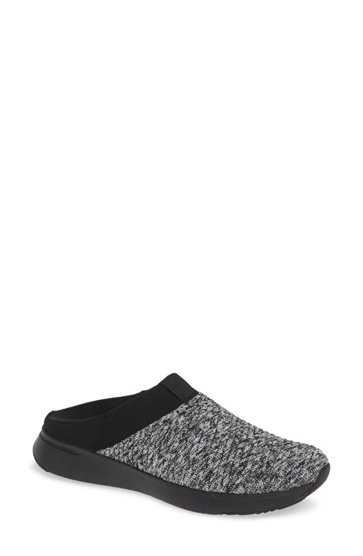 Women's Fitflop Artknit(tm) Convertible Slip-on Sneaker M - Black