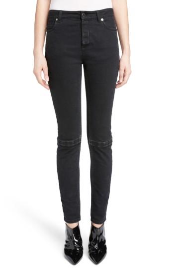 Women's Christopher Kane Hook & Loop Fly Skinny Jeans