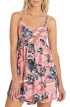 Women's Billabong Florida Fever Babydoll Dress - Red