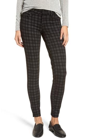 Women's Kut From The Kloth Diana Plaid Skinny Ponte Pants - Grey
