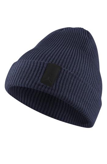 Men's Nike Jordan Knit Beanie - Blue