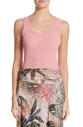 Women's Fuzzi Basic Tank Top - Pink