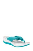 Women's Clarks Arla Glison Flip Flop M - Blue