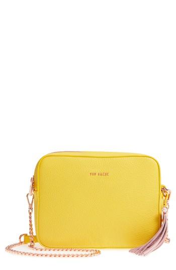 Ted Baker London Salia Leather Camera Bag - Yellow