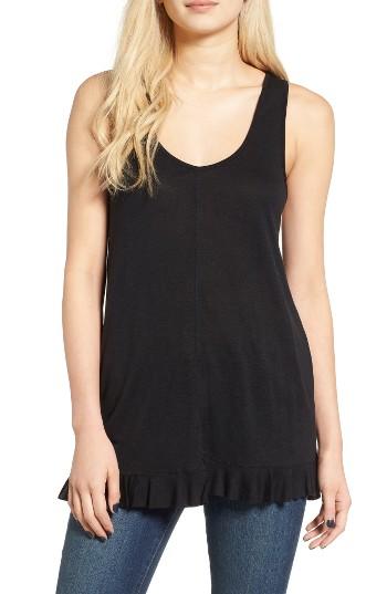 Women's Hinge Ruffle Hem Tank