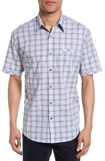 Men's James Campbell Check Sport Shirt - Blue