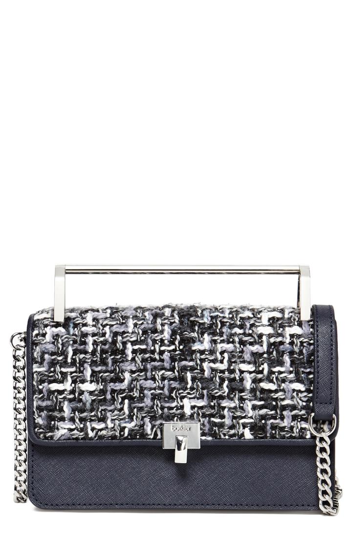 Botkier Small Lennox Leather Crossbody Bag - Blue