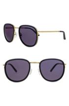 Women's Smoke X Mirrors 51mm Sunglasses - Matte Black/ Matte Gold