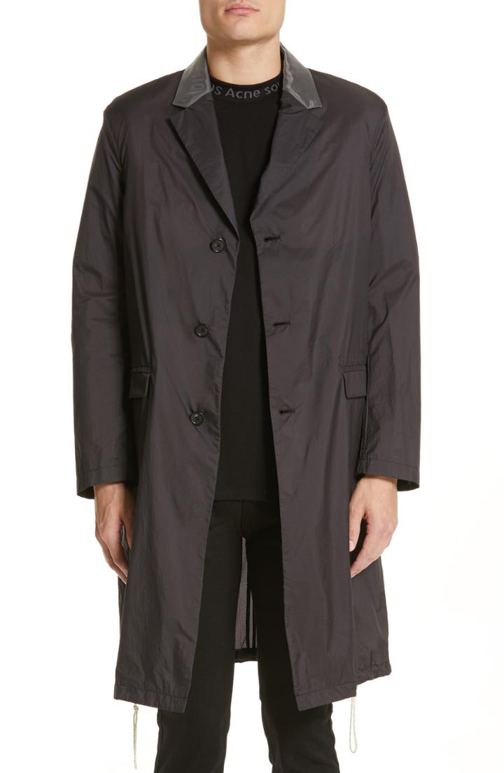 Men's Acne Studios Sagan Long Jacket Eu - Black