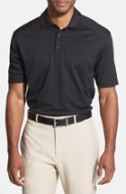 Men's Cutter & Buck 'genre' Drytec Moisture Wicking Polo - Black (online Only)
