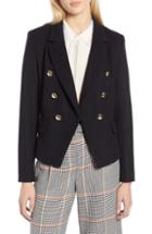Women's Halogen X Atlantic-pacific Double Breasted Wool Blend Blazer - Pink