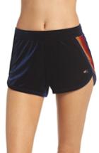 Women's Aviator Nation 5-stripe Velvet Running Shorts - Blue