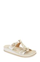 Women's Fantasy Sandals Jessamine T-strap Sandal Us / 36eu - Metallic