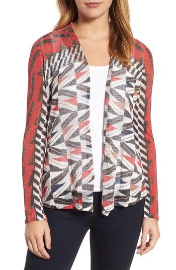Women's Nic+zoe Sunset Cardigan - Red
