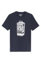 Men's Original Penguin Missing Pete Milk Carton T-shirt - Blue