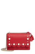 Kate Spade New York Hayes Street - Hazel Studded Leather Crossbody Bag - Red