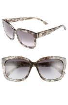 Women's Juicy Couture Black Label 55mm Square Sunglasses - Havana