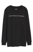 Men's Zanerobe Title Flintock Long Sleeve T-shirt, Size - Black