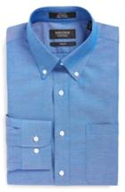 Men's Nordstrom Men's Shop Trim Fit Non-iron Dress Shirt .5 - 34/35 - Blue