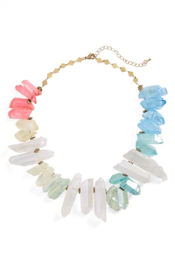 Women's Hespera Jewelry Aura Crystal Collar Necklace
