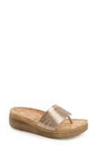 Women's Donald J Pliner 'fifi' Slide Sandal .5 M - Metallic