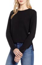 Women's Halogen Crewneck Sweater - Black