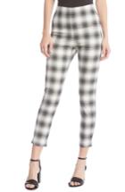 Women's Karen Kane Piper Plaid Skinny Pants - Black