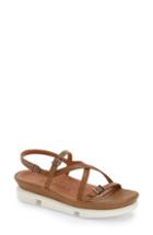 Women's L'amour Des Pieds 'verdun' Crisscross Sandal M - Brown