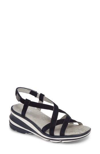 Women's Jambu Ginger Wedge Sandal M - Blue