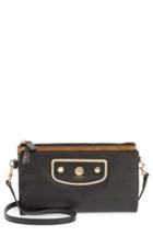 Women's Lodis Los Angeles Pismo Pearl - Irene Rfid Convertible Leather Crossbody Bag - Black