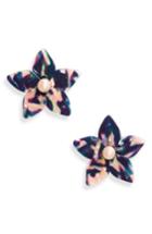 Women's Baublebar Amariella Acrylic Flower Stud Earrings