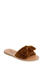 Women's Ancient Greek Sandals Taygete Bow Slide Sandal Eu - Yellow