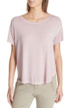 Women's Atm Anthony Thomas Melillo Sun Bleached Pocket Tee - Pink