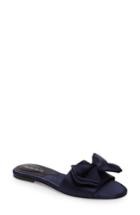 Women's Charles David Bow Slide Sandal .5 M - Blue